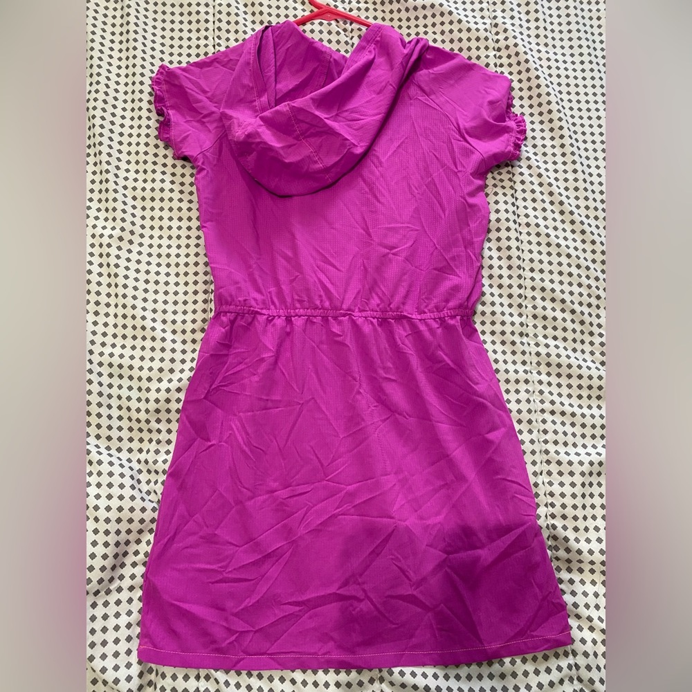 Columbia Girls Dress Fuchsia Medium 10/12 - Picture 4 of 5